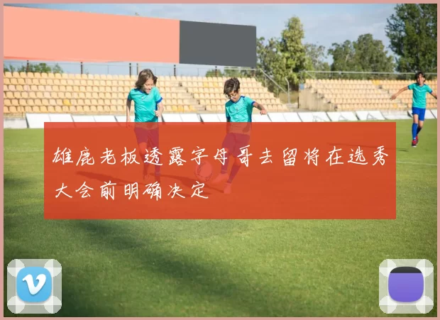 雄鹿老板透露字母哥去留将在选秀大会前明确决定